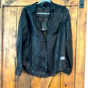 Paige silk/lurex shirt